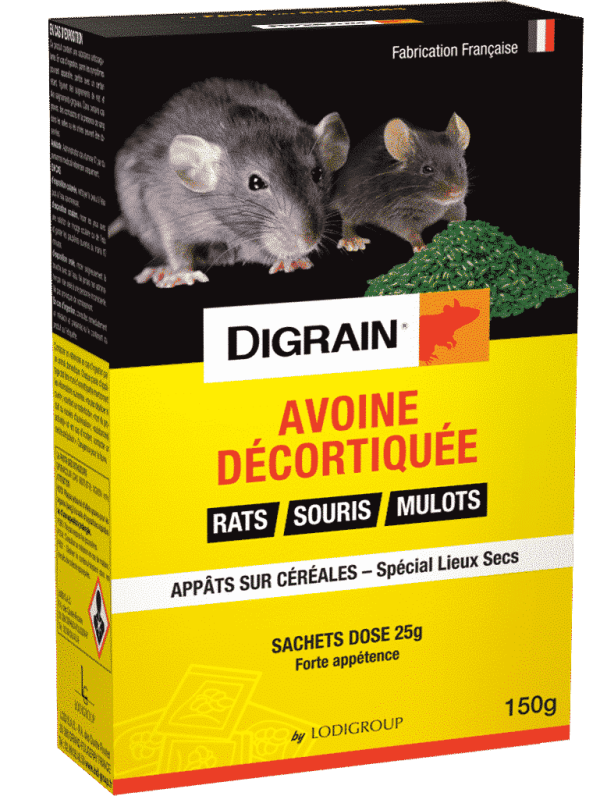 Avoine décortiquée 150g DIGRAIN 1 DIGRAIN AVOINE DECORT 25ppm