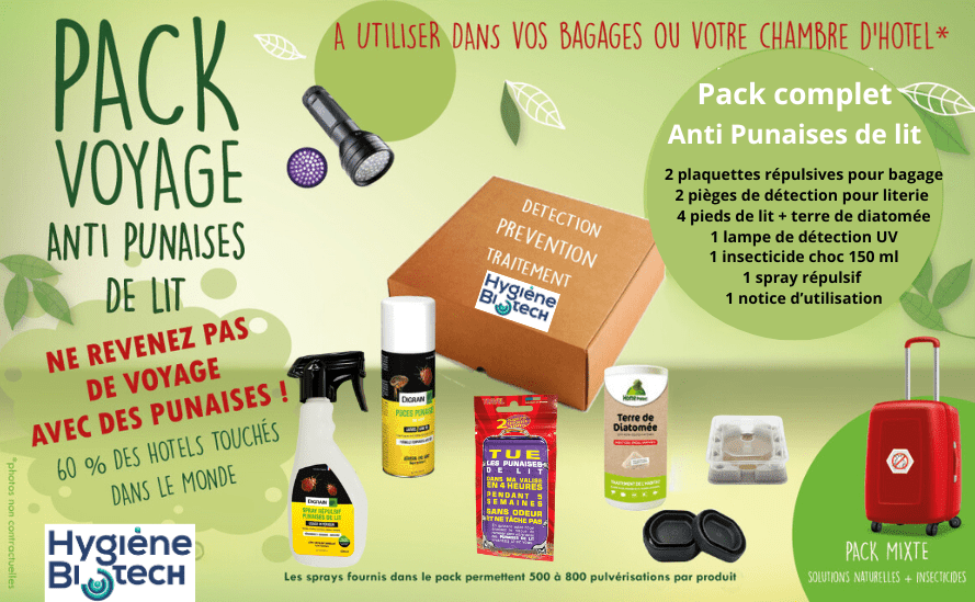 Kit Anti-Punaises de Lit 1 Kit de prévention et traitement anti punaises de lit